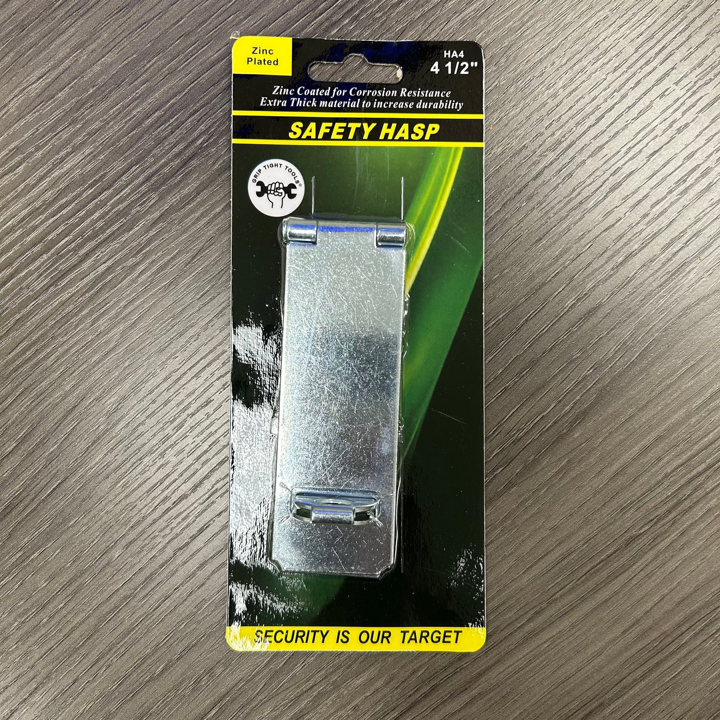 Safety Hasp Zinc 4 1/2"