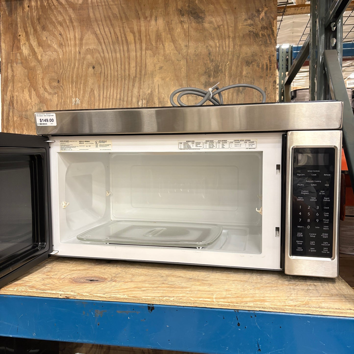 JennAir Over-Range Microwave