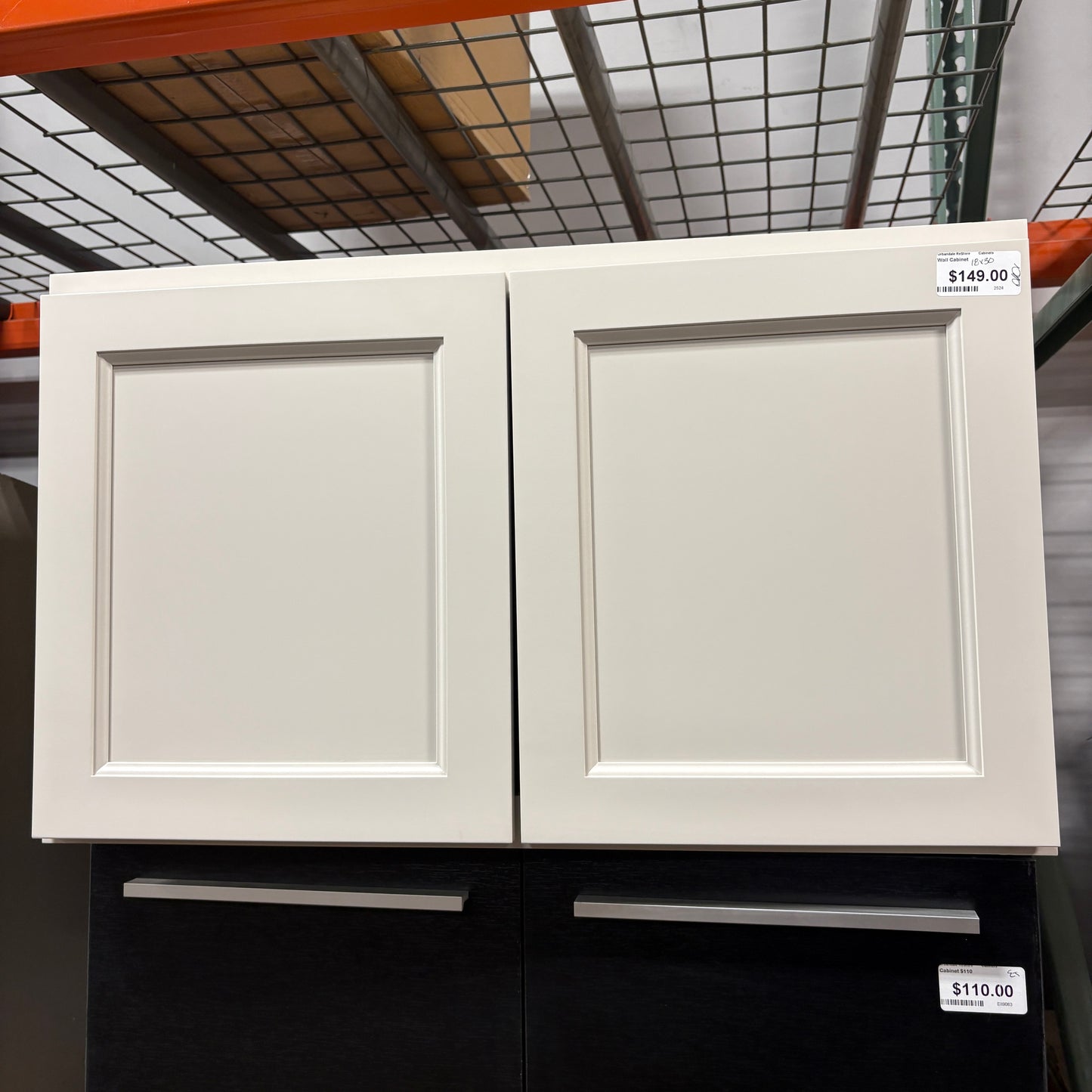 White Wall Cabinet 18x30