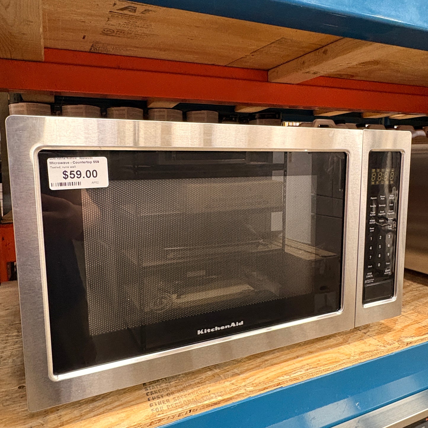 KitchenAid Microwave FALSE