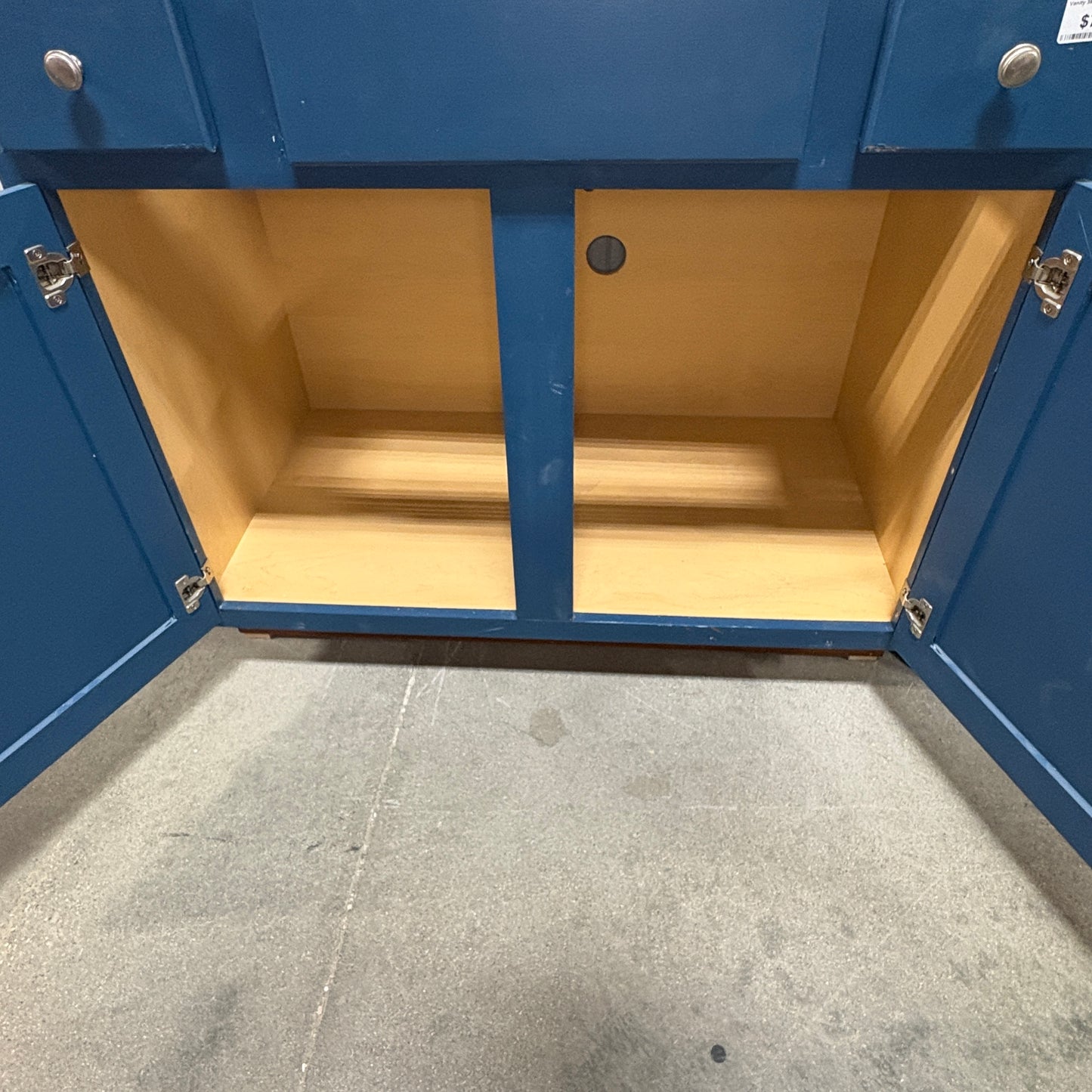 Blue 39" Bathroom Vanity