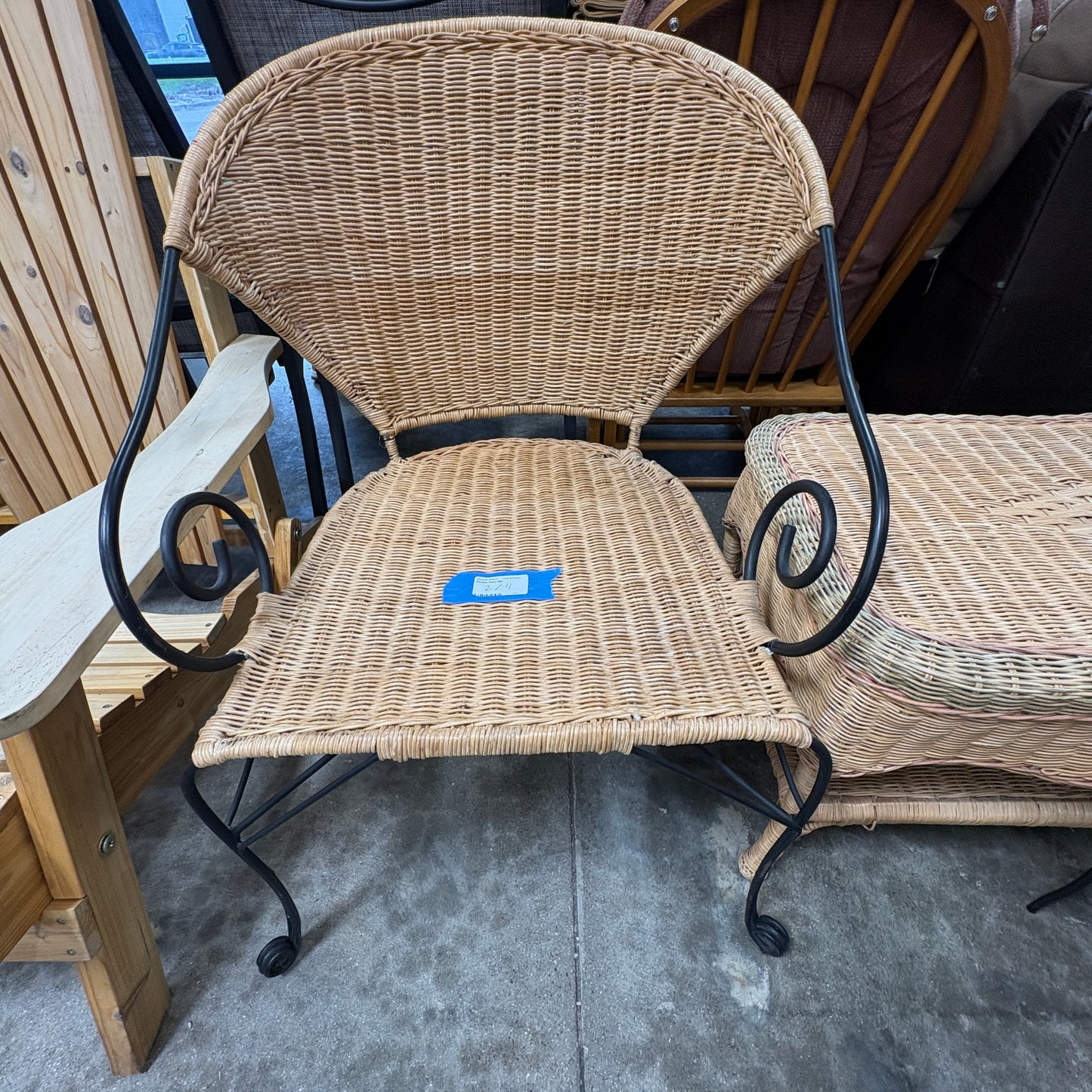 Wicker Patio Set 4-Piece