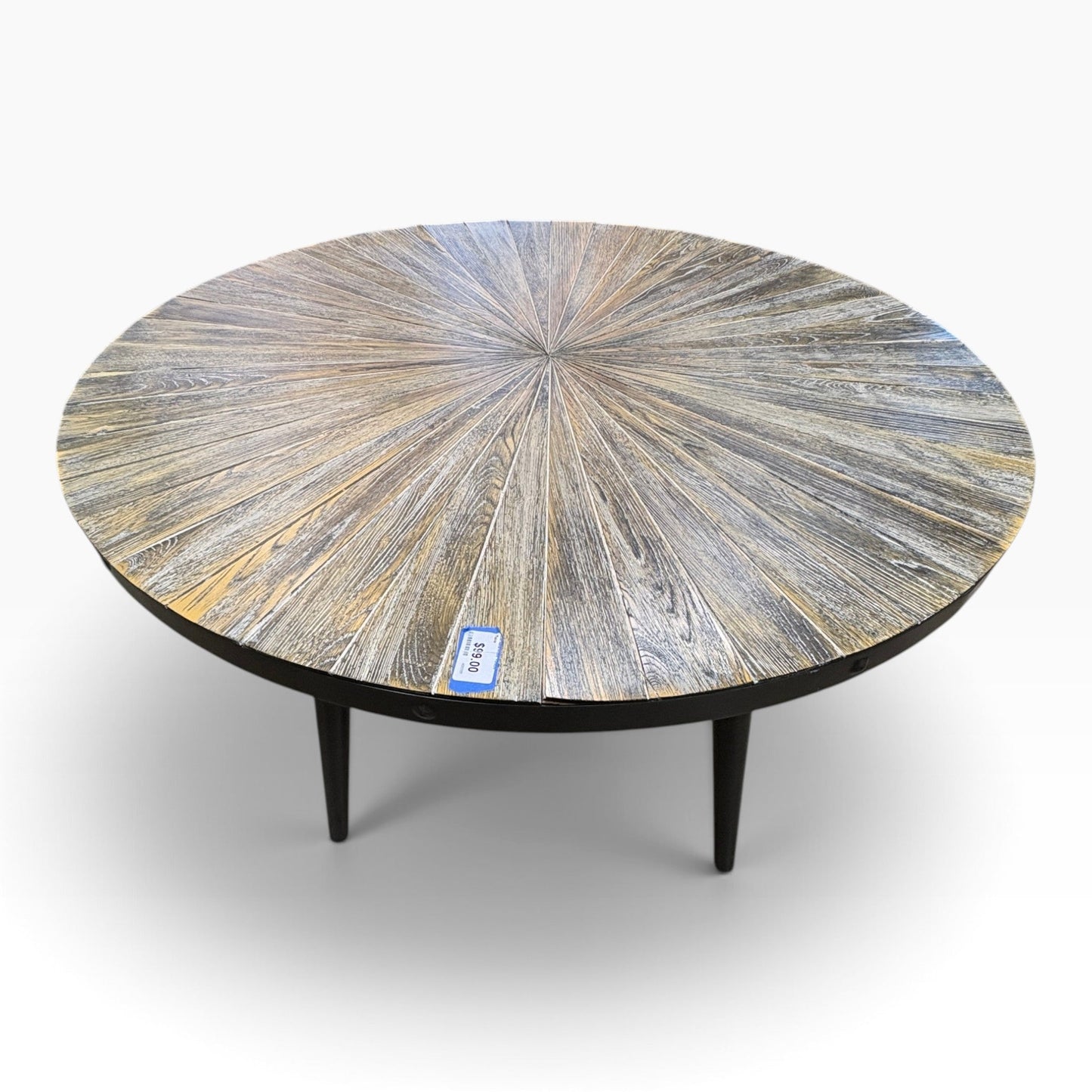 Sunburst Round Coffee Table FALSE