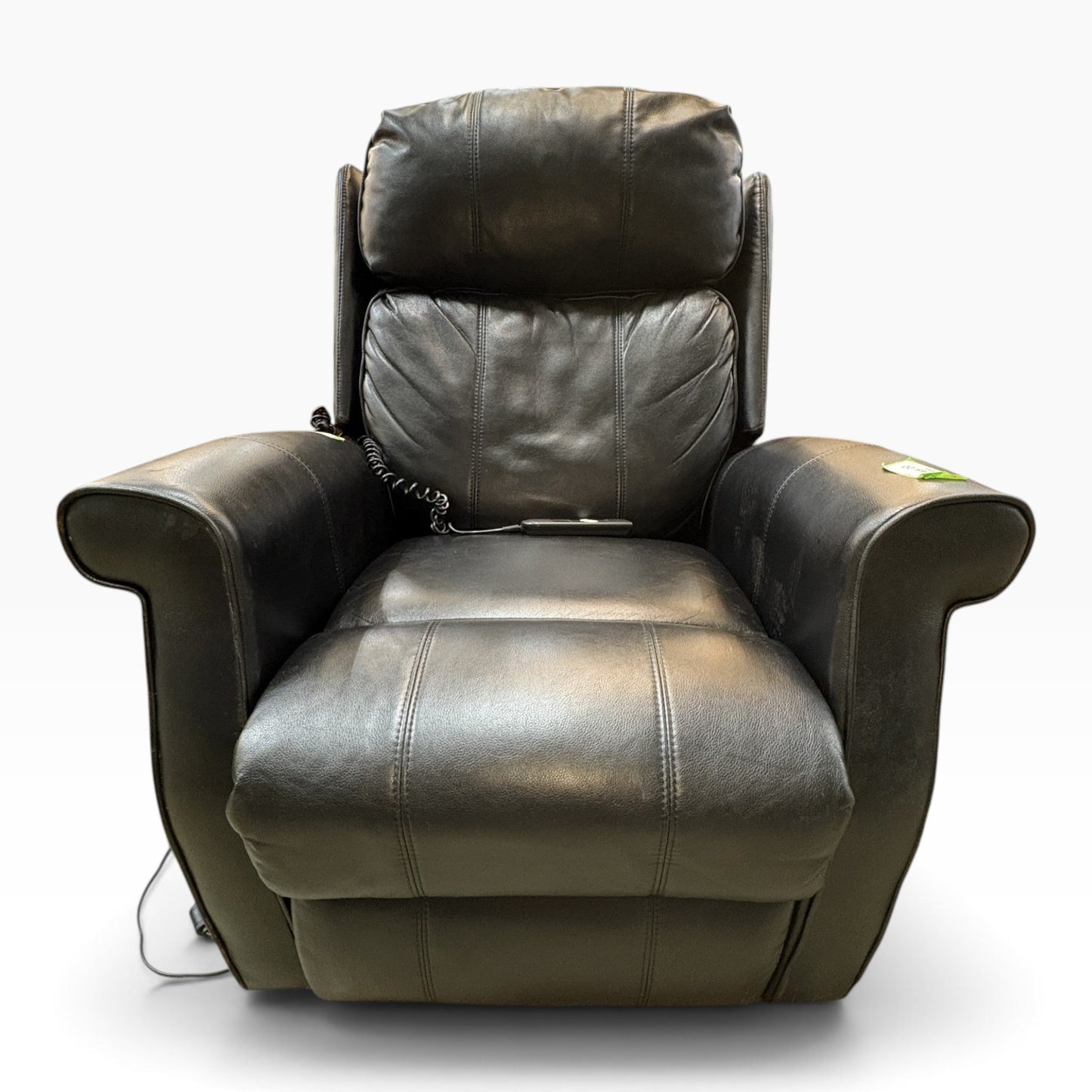 Black Leather Power Recliner