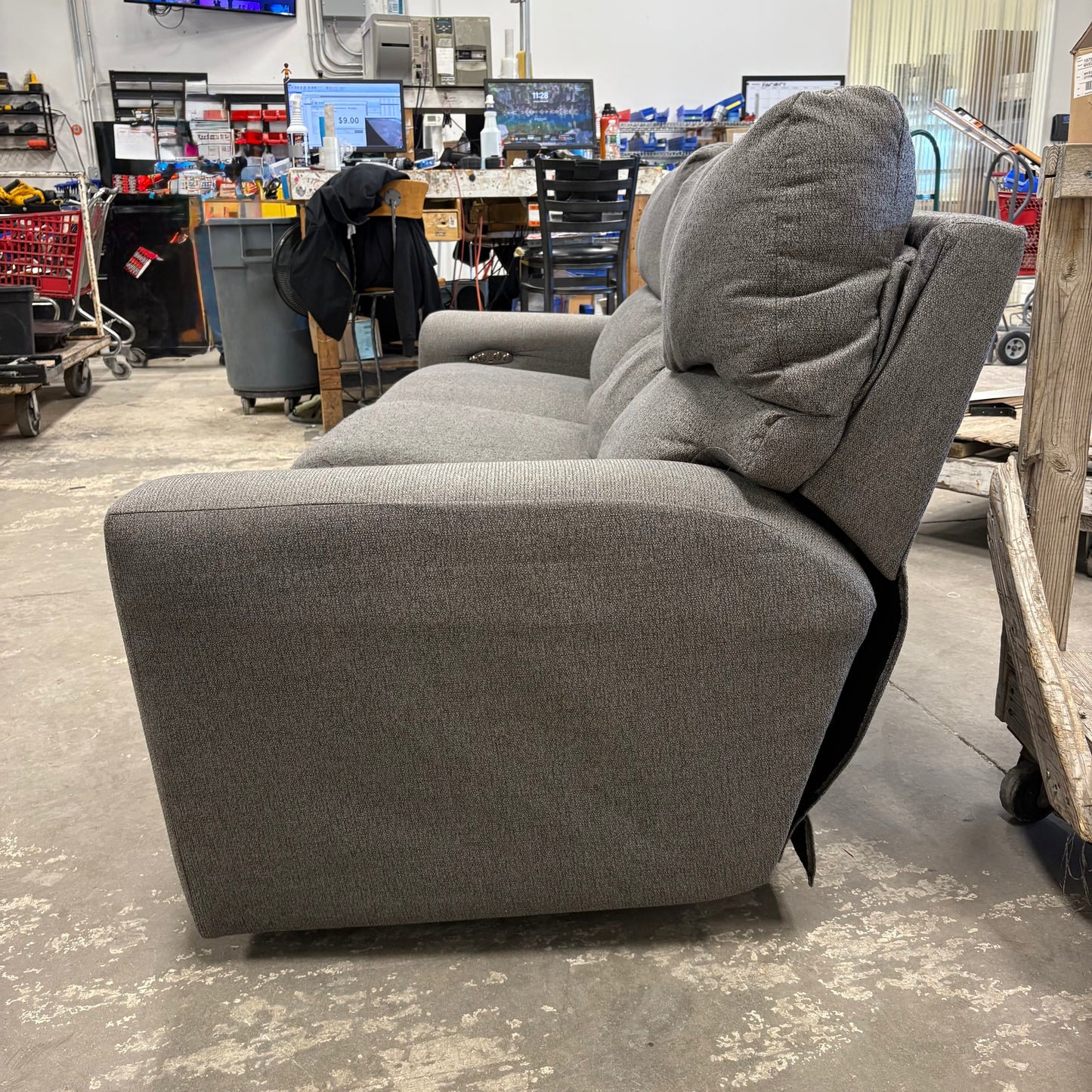 HeatherGray PowerRecliner Sofa