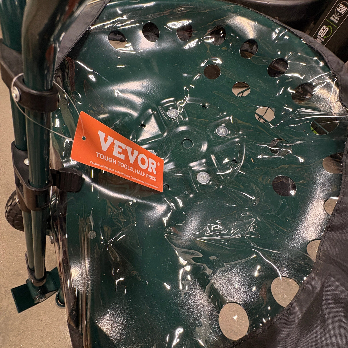 GDM Habitat for Humanity ReStore VEVOR Rolling Garden Cart Scooter with Swivel Seat