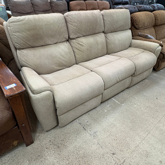 Taupe Power Reclining Sofa location-set