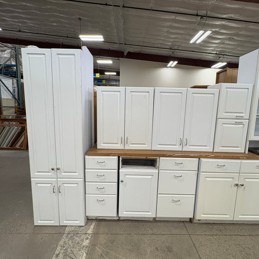 25 Pc White Cabinet Set in-store published-all-channels