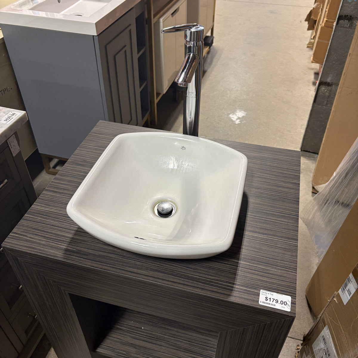 GDM Habitat for Humanity ReStore 24 in Vanity with Vessel Sink