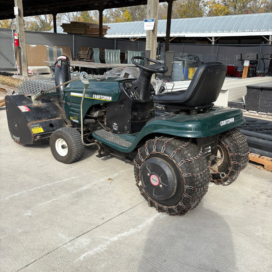 Craftsman LT1000 w Snowblower
