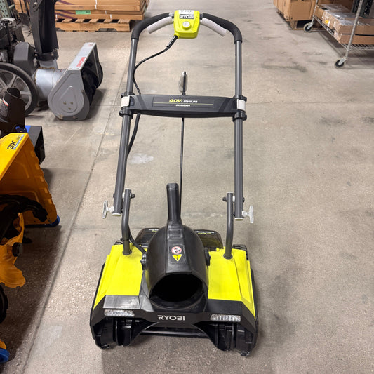 Ryobi 40V Snow Blower location-set