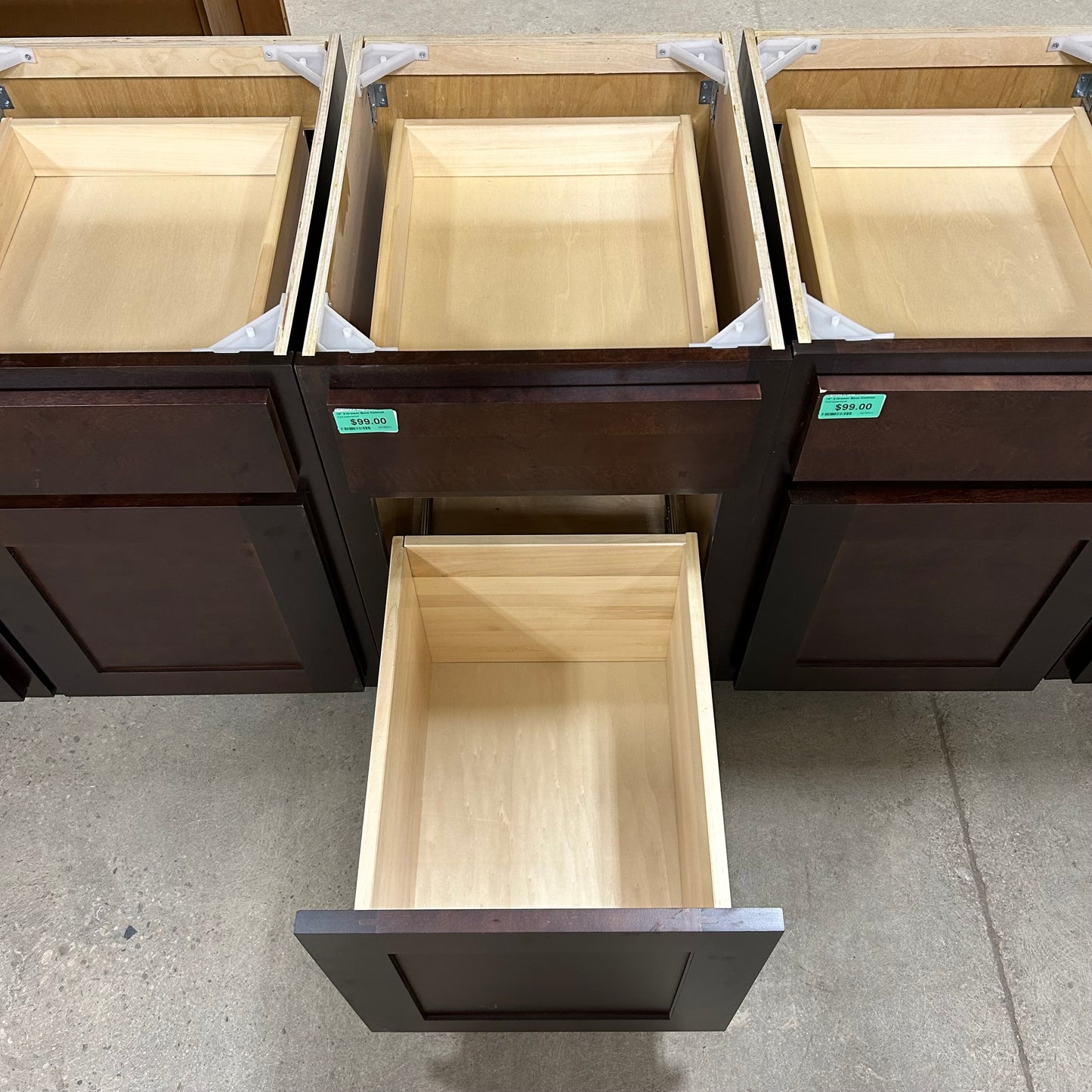 18" 2-Drawer Base Cabinet