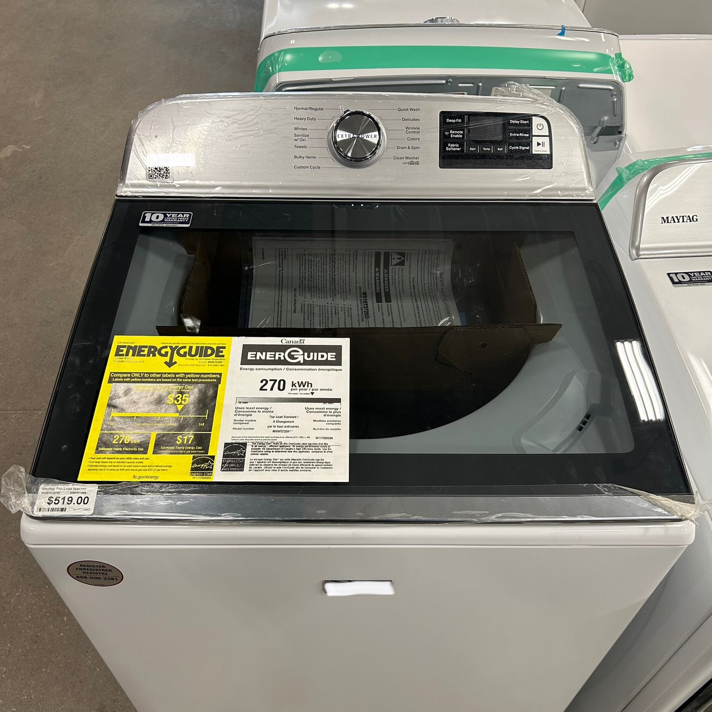 Maytag Top Load Washer