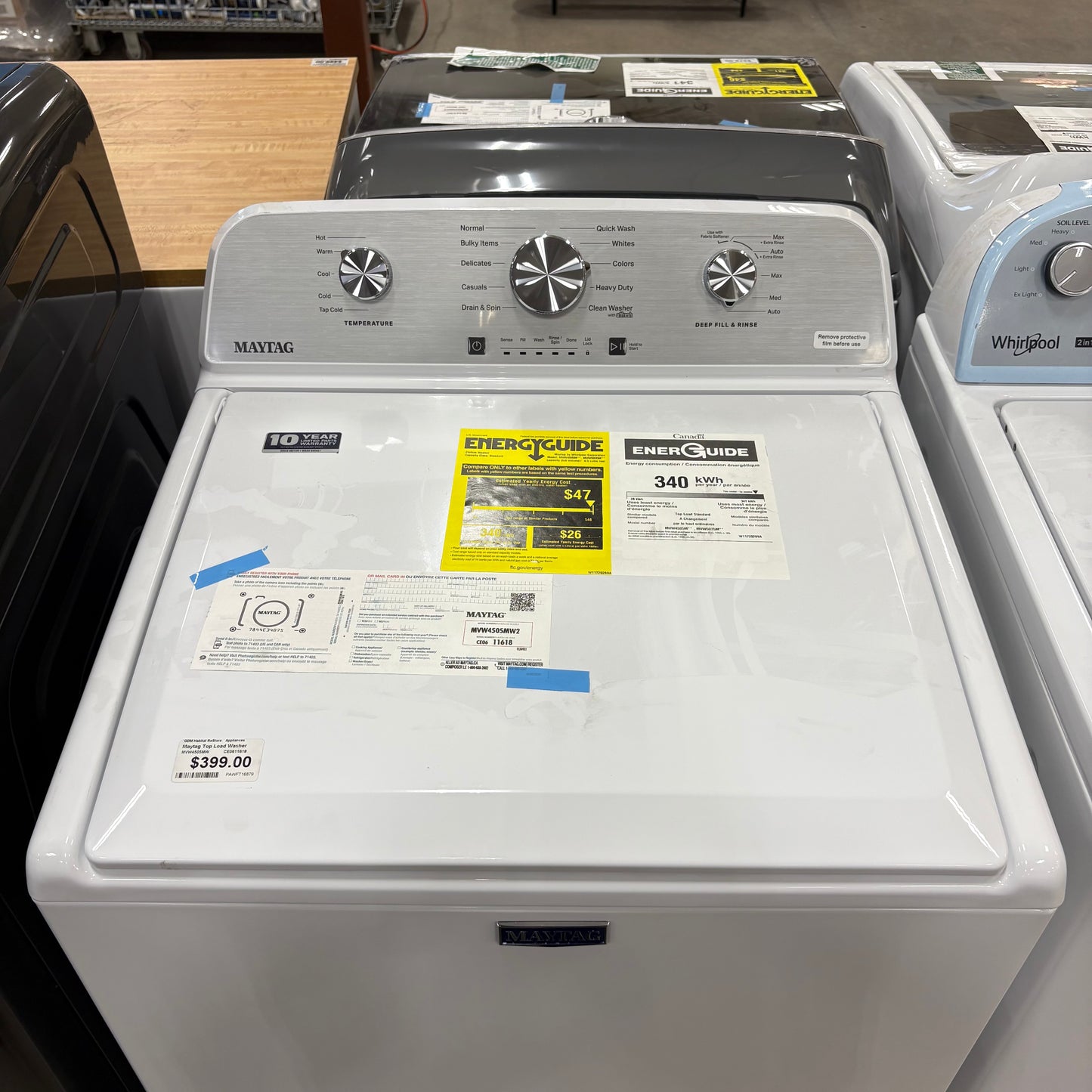 Maytag Top Load Washer