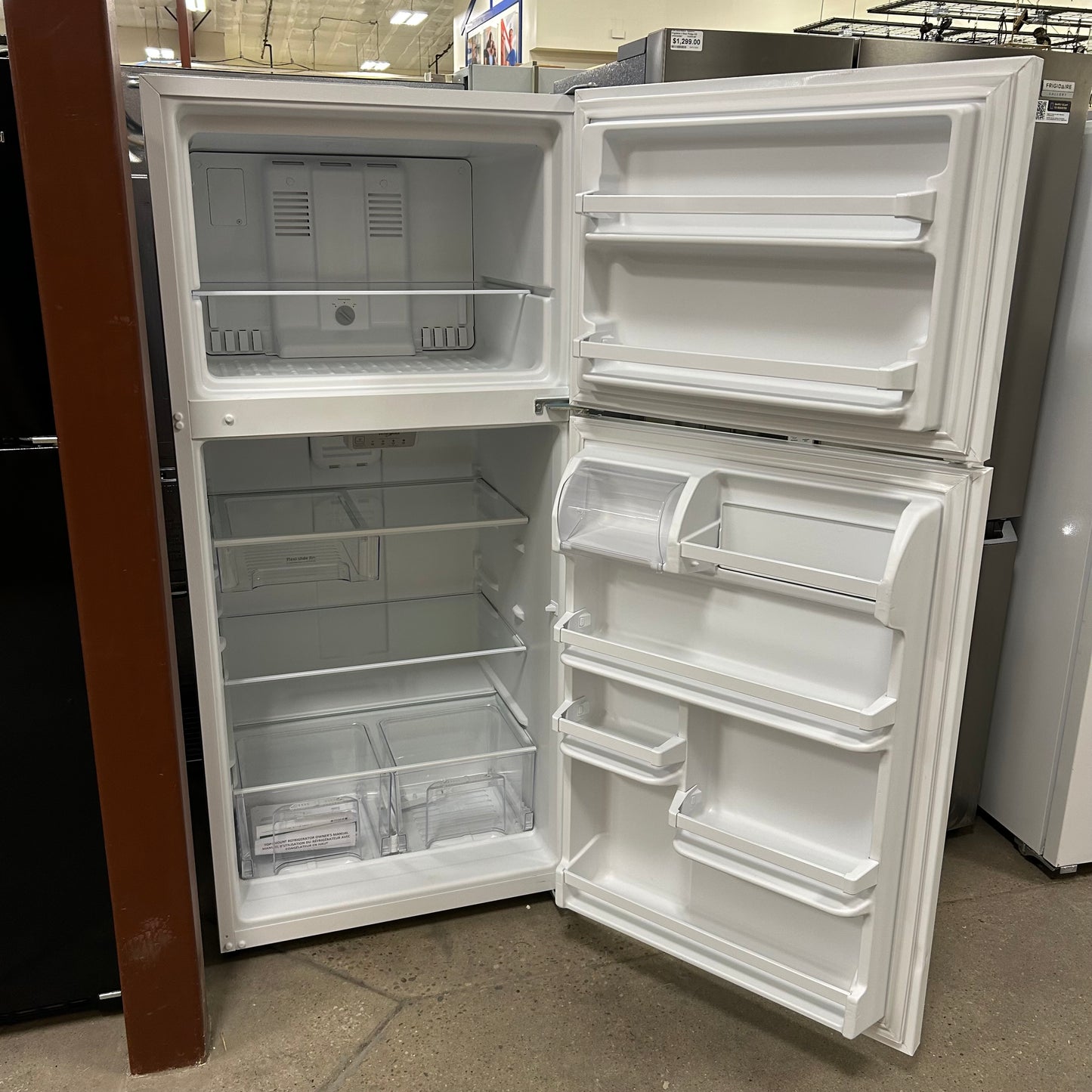 Whirlpool Top Freezer Fridge