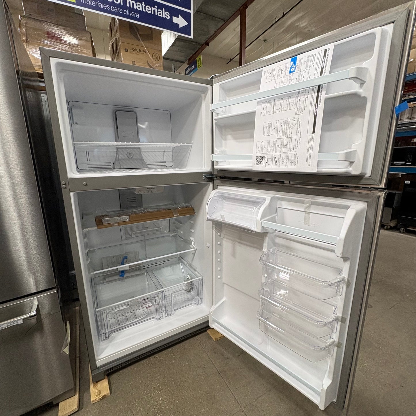 Whirlpool Top Freezer Fridge
