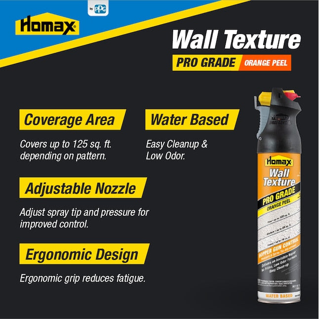 Homax Orange Peel Wall Texture FALSE