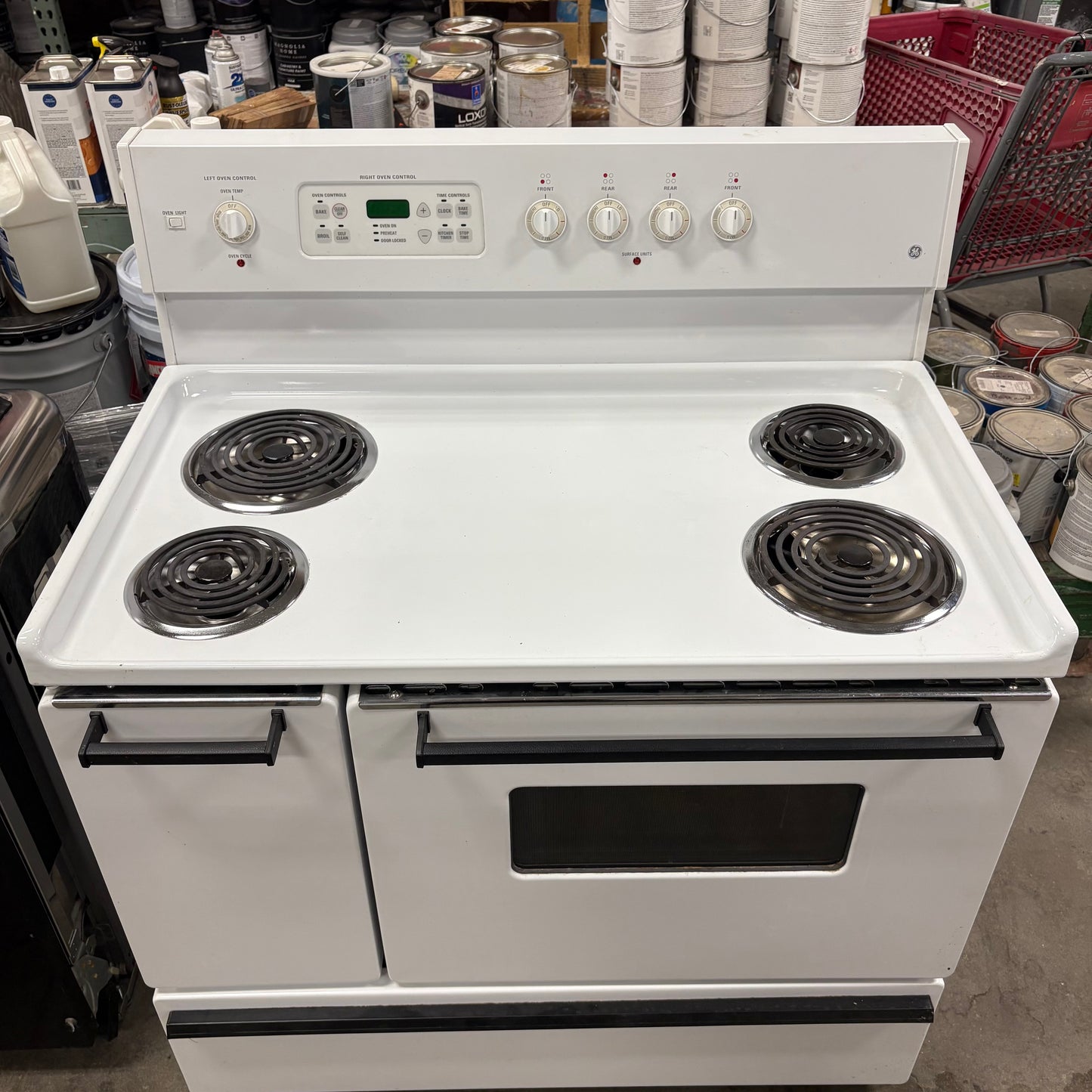 GE 48" Elec Coil Range