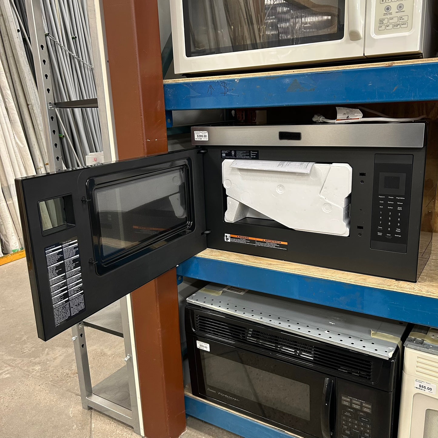 Whirlpool OTR Micro Flush Fit