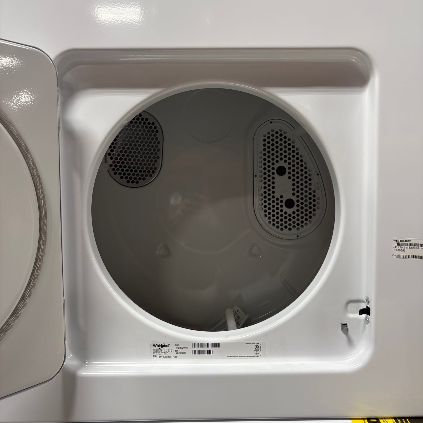 Whirlpool Elec Stack W/D