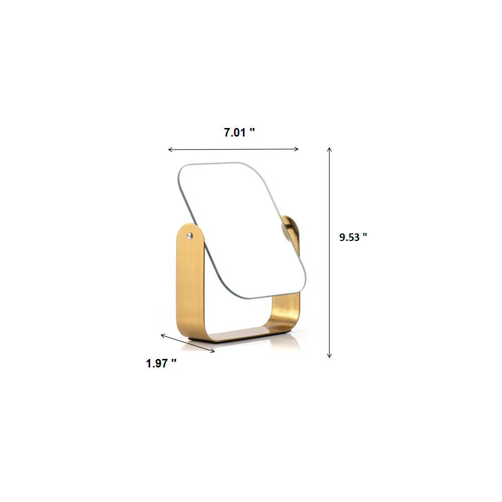 Tabletop Vanity Mirror Gold