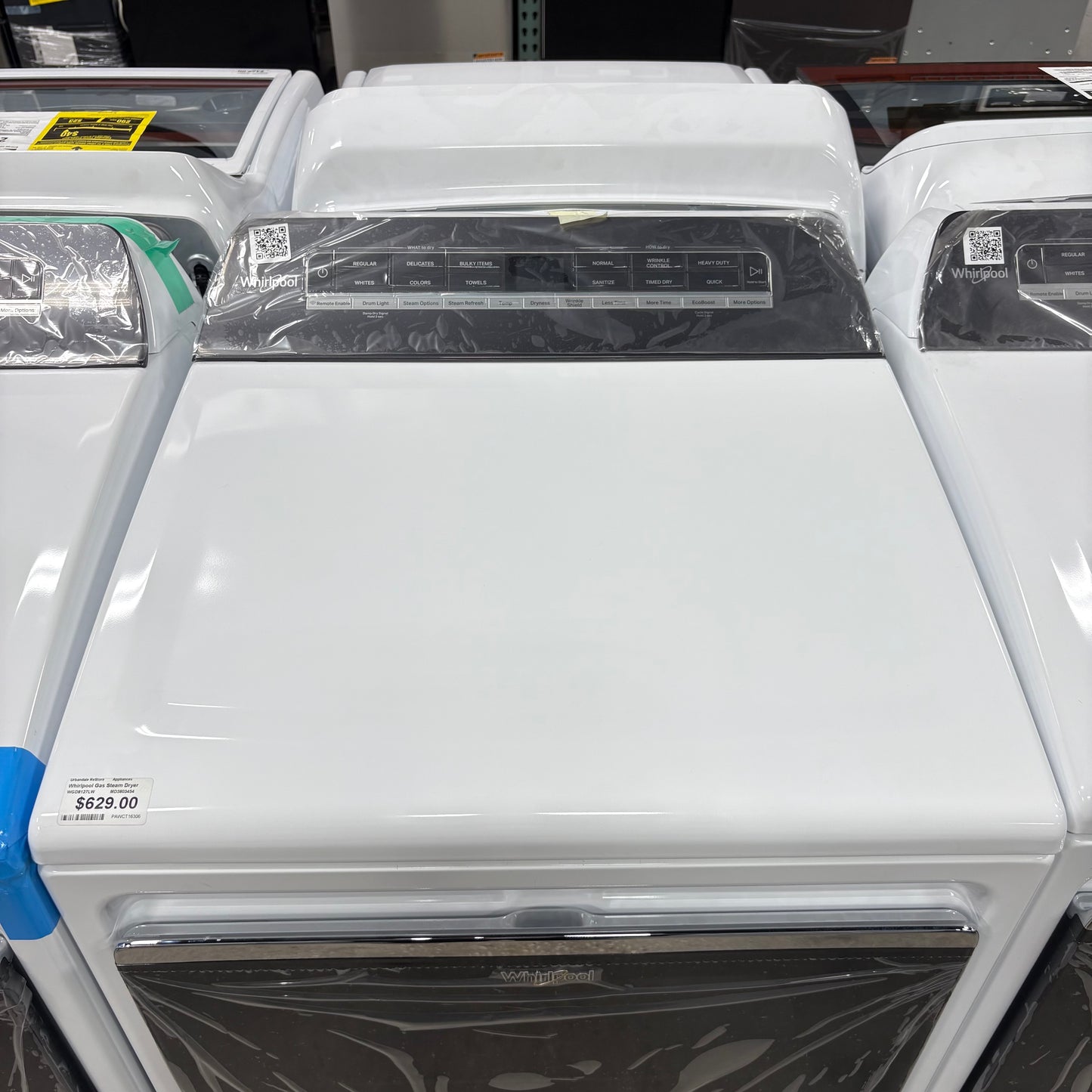 Whirlpool Gas Steam Dryer