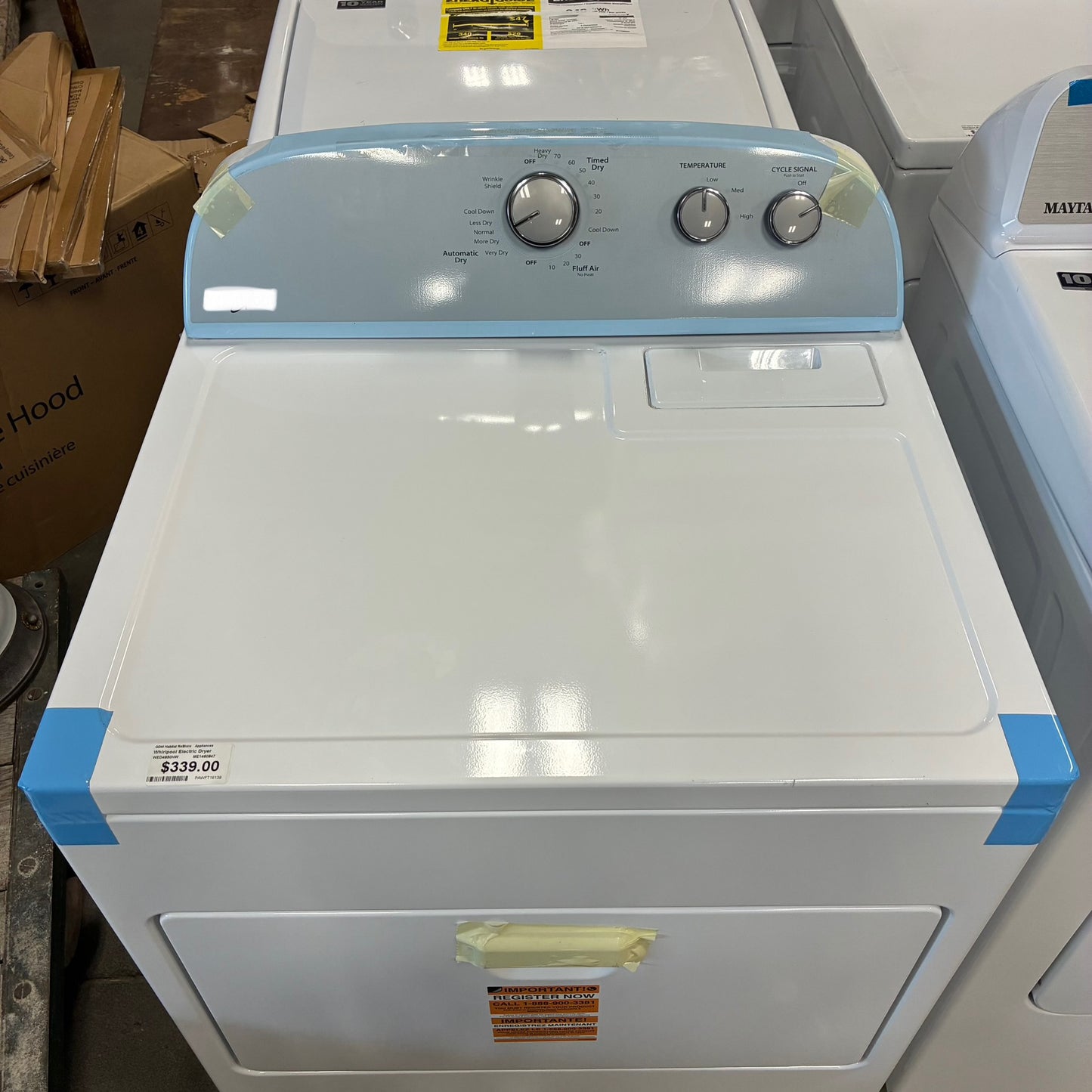 Whirlpool Electric Dryer