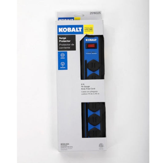 Kobalt 8' 6-Outlet Power Strip