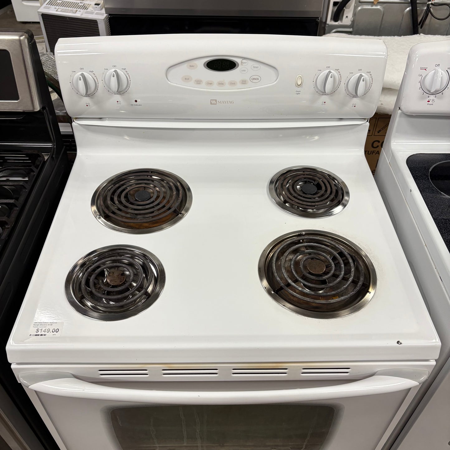 Maytag Elec Coil Range