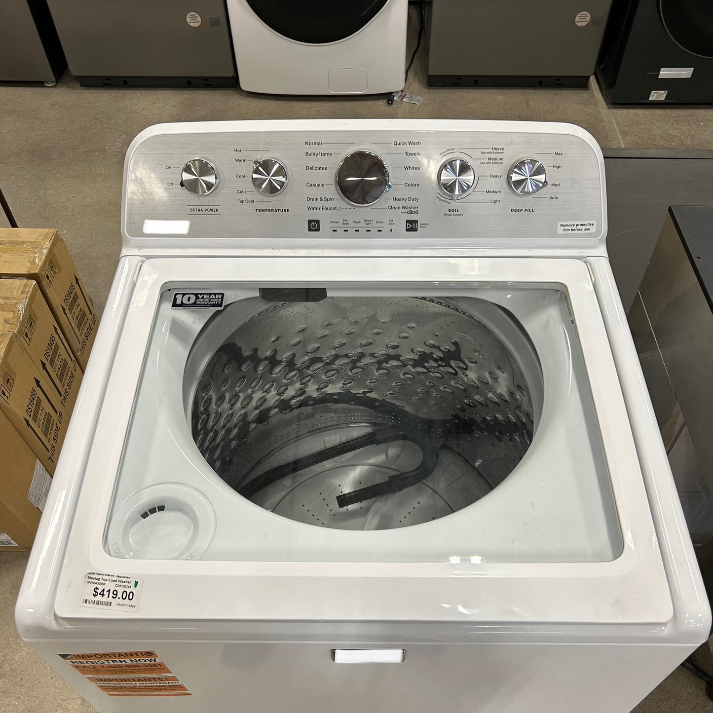 Maytag Top Load Washer