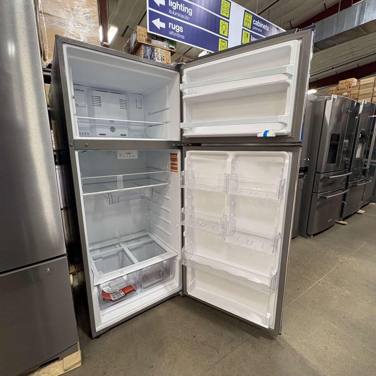 Whirlpool Top Freezer Fridge