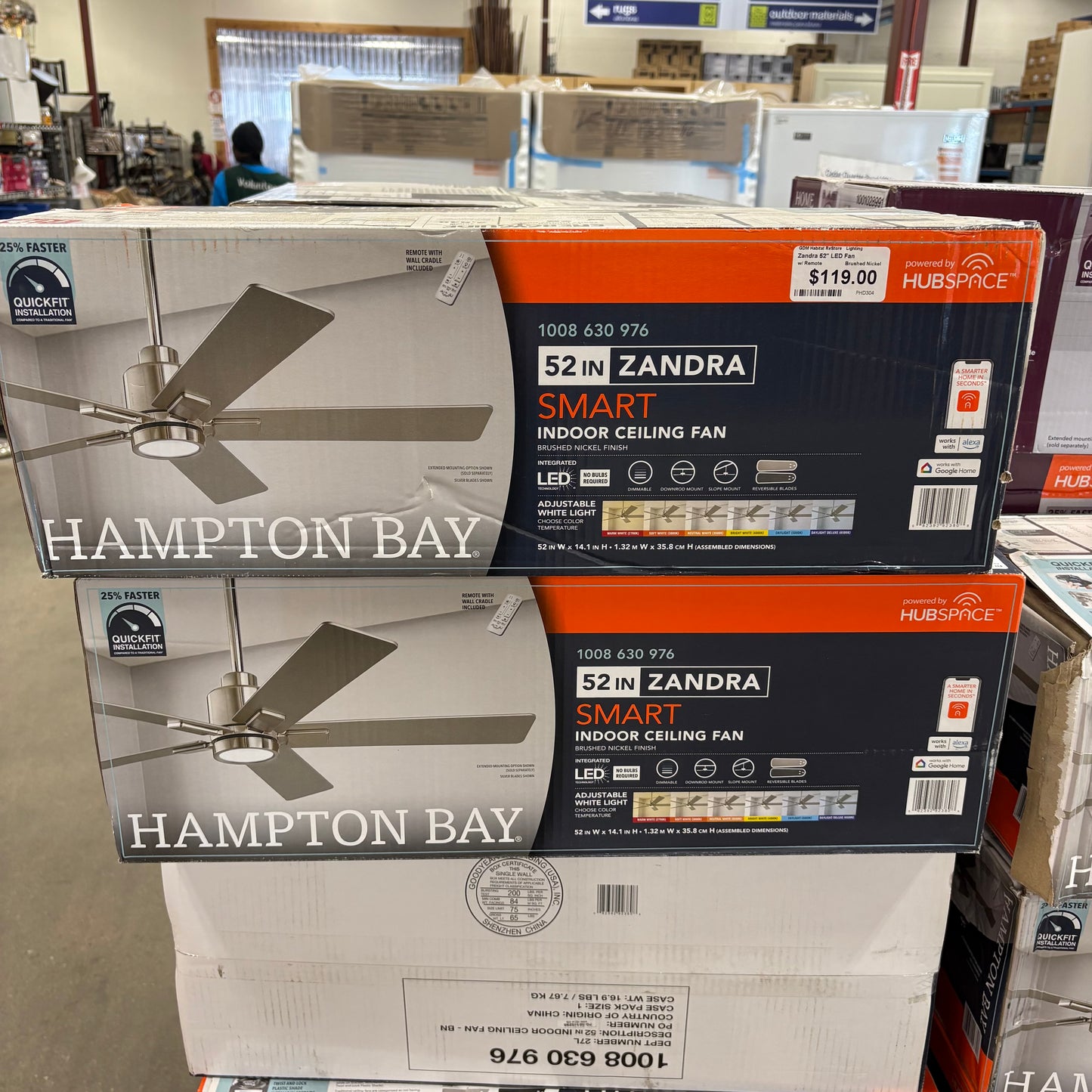 Zandra 52" LED Fan