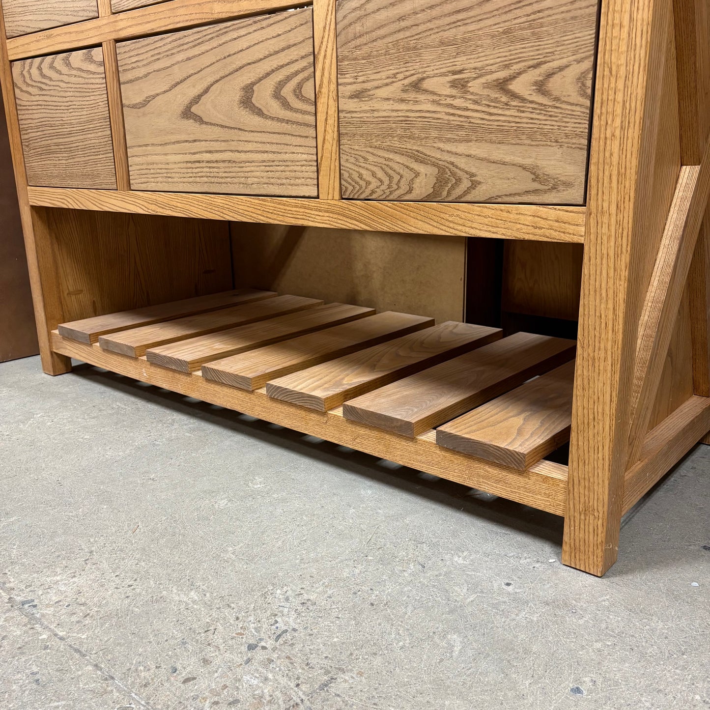 54" Solid Wood Vanity Base