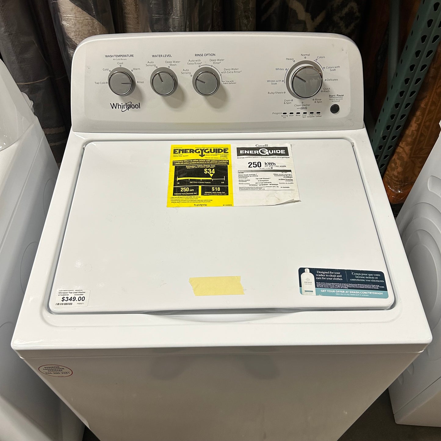 Whirlpool Top Load Washer