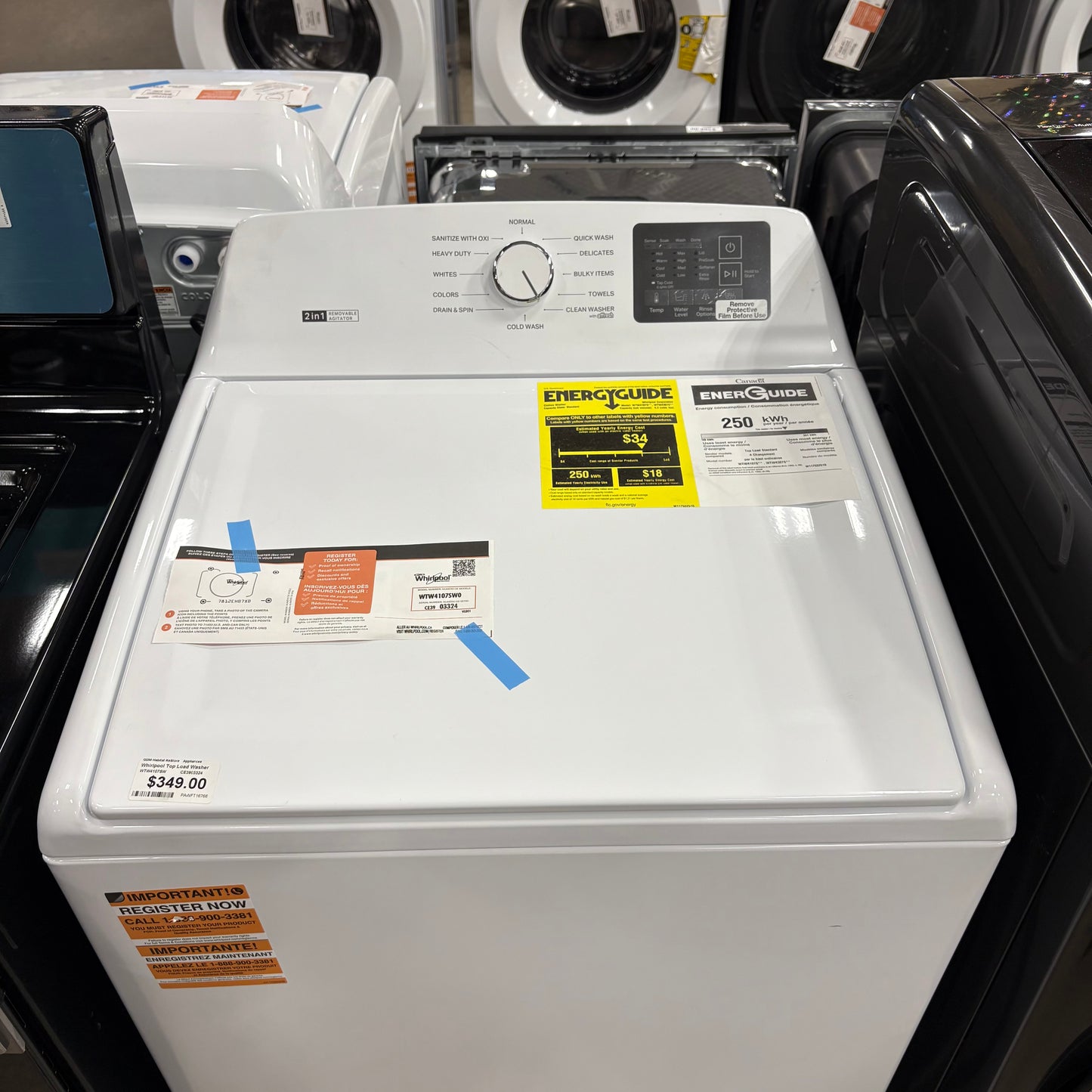 Whirlpool Top Load Washer