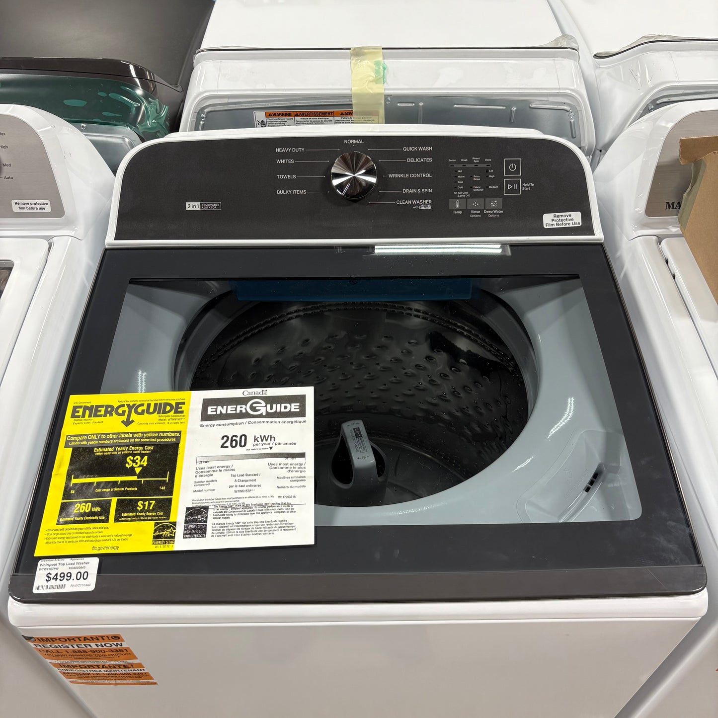 Whirlpool Top Load Washer