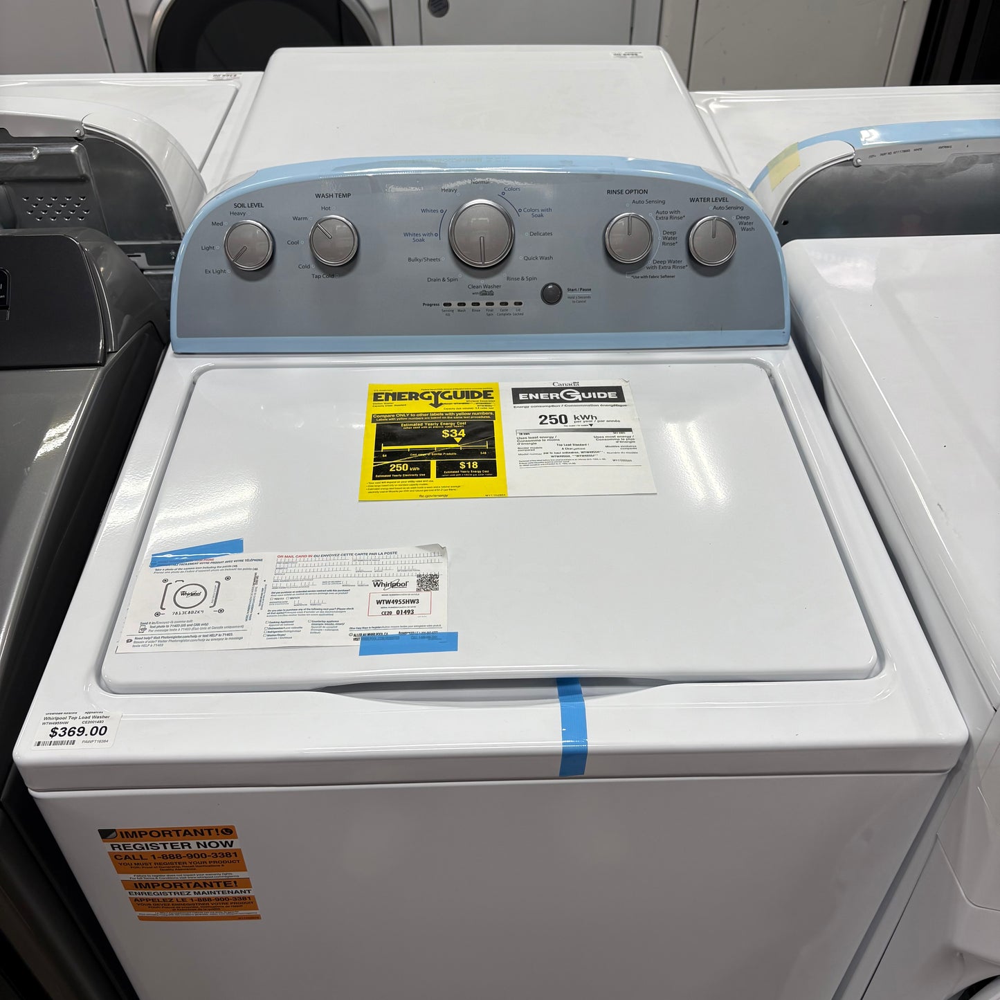 Whirlpool Top Load Washer