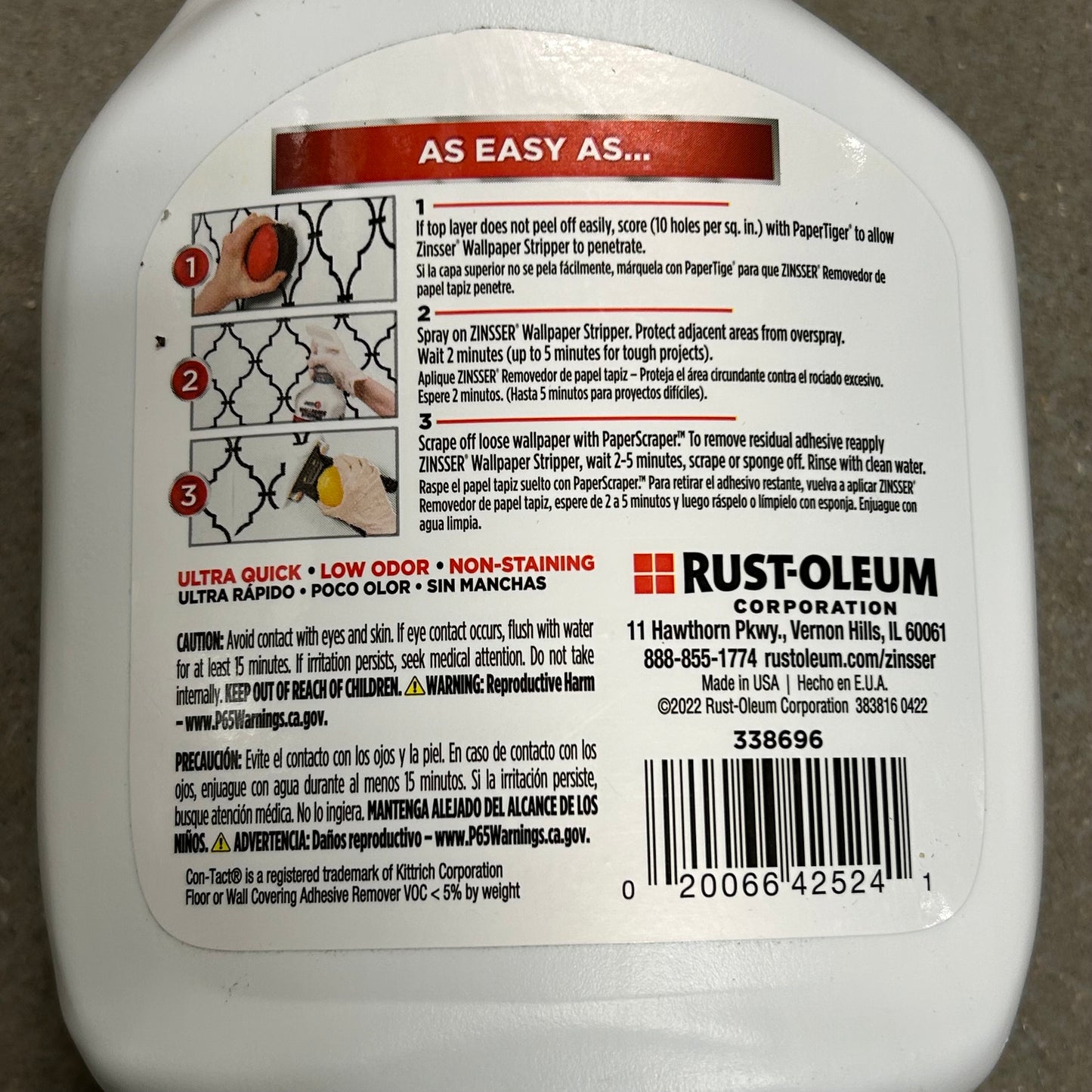 Zinsser Wallpaper Stripper32oz