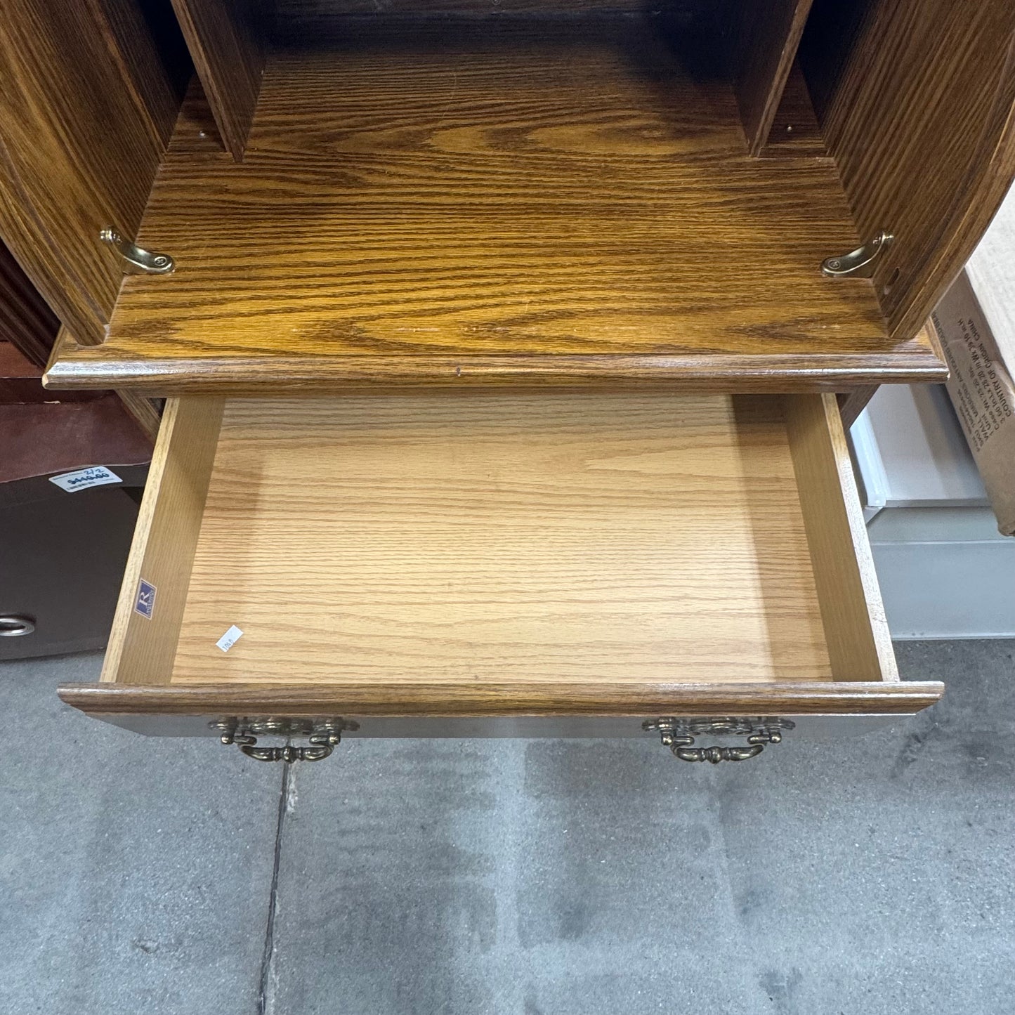 Wood Roll Top Desk
