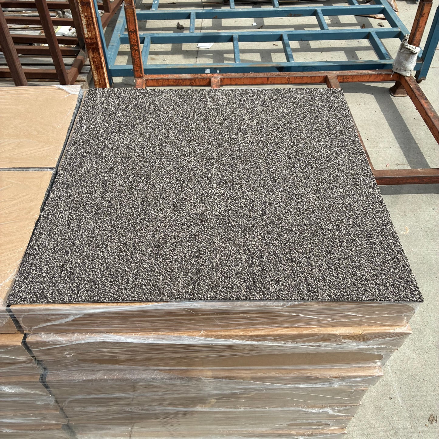 Shaw Carpet Tile Gray/Black