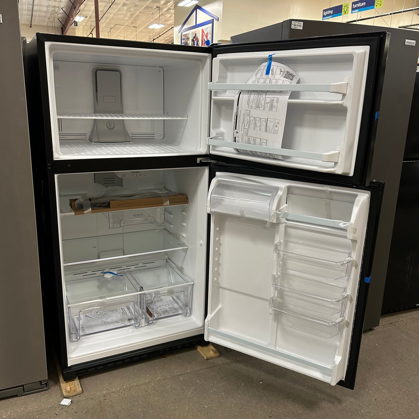 Whirlpool Top Freezer Fridge