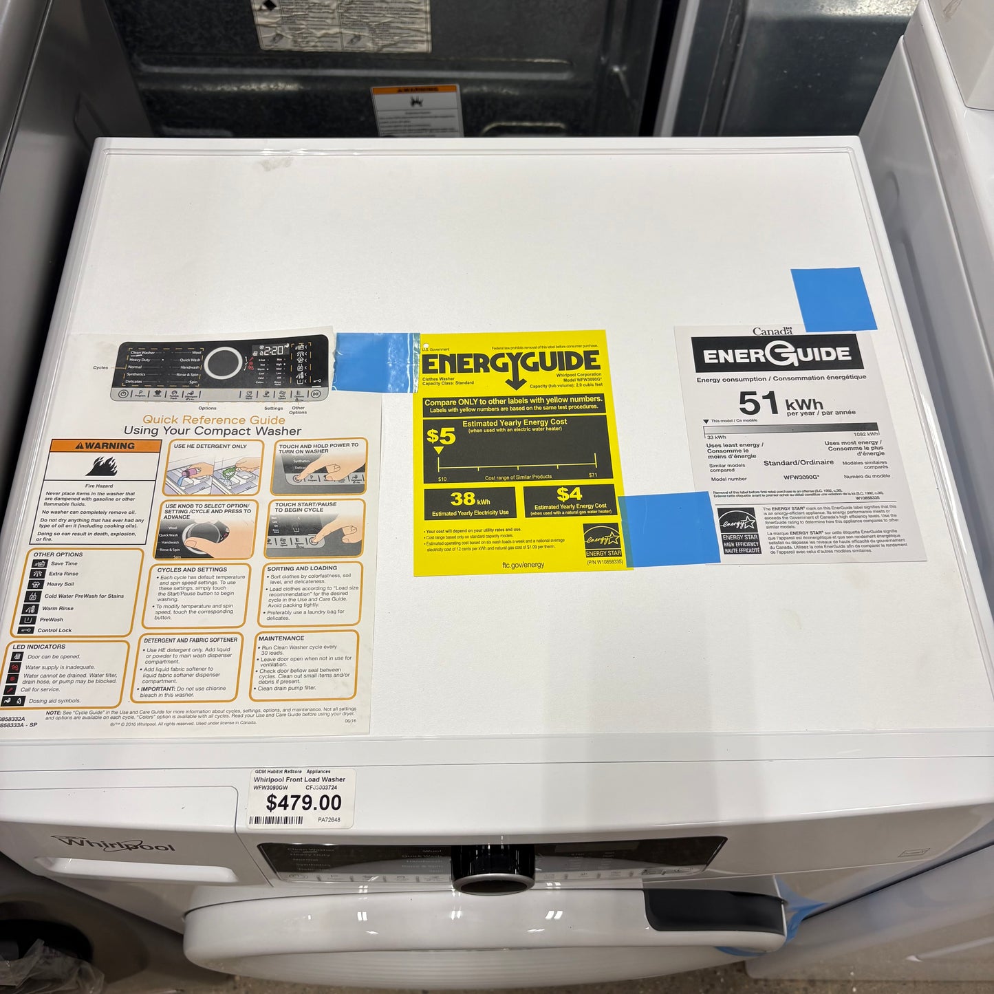 Whirlpool Front Load Washer