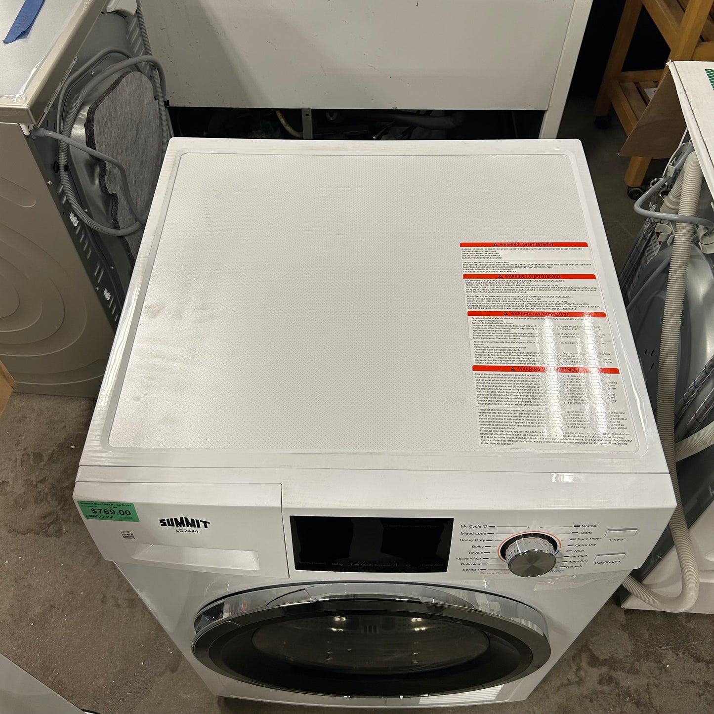 Summit Elec Heat Pump Dryer