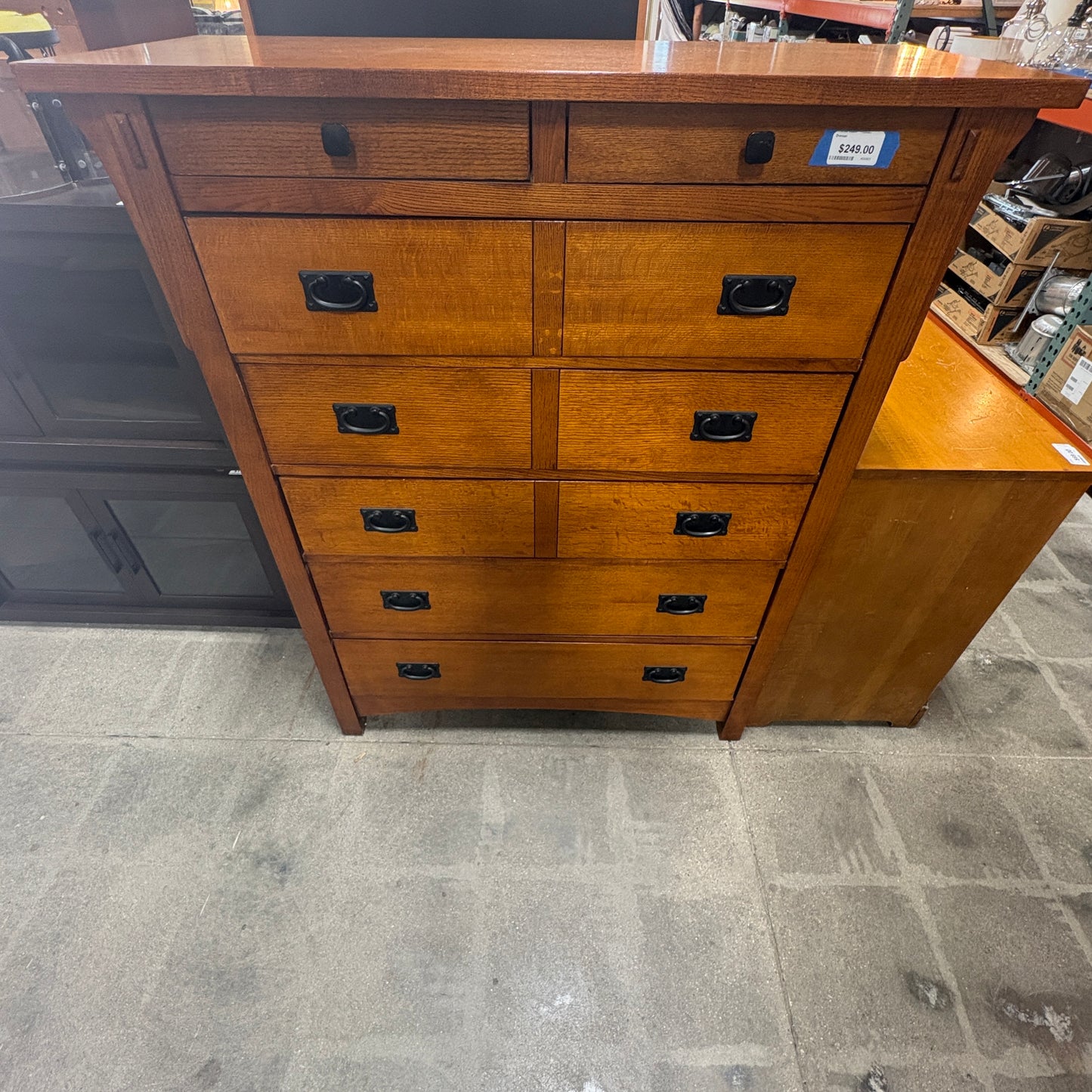 Mission Style Oak Dresser