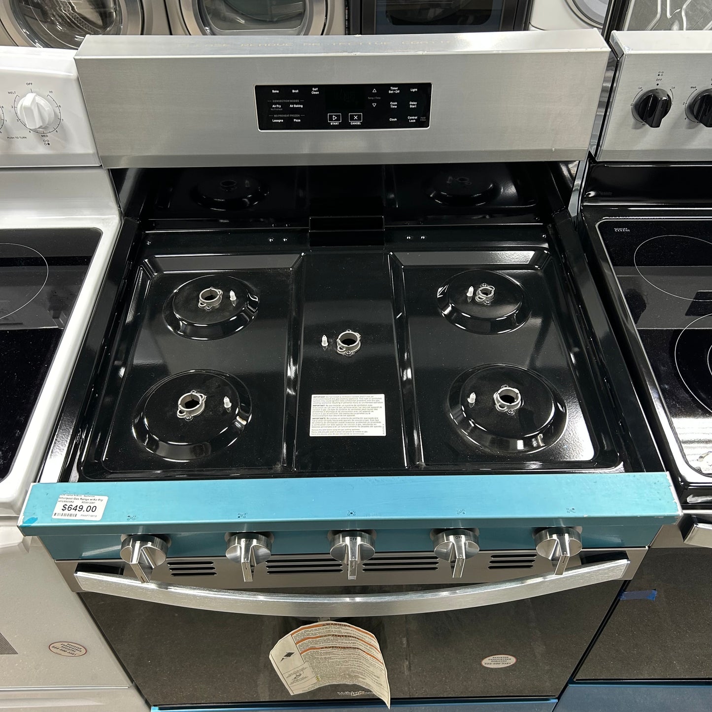 Whirlpool Gas Range w/Air Fry