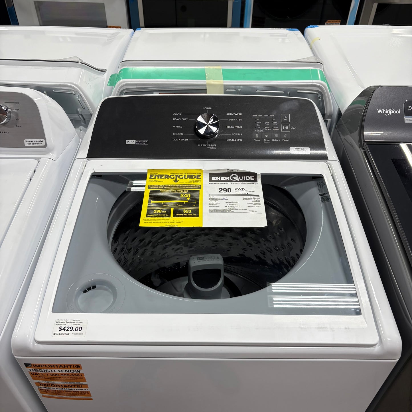 Whirlpool Top Load Washer