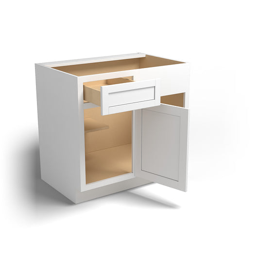 Special Order - 42" x 45" Base Blind Corner Cabinet Arcadia White - BBC42-45 Arcadia White Base Cabinets Corner Base Cabinets GHI SPACW Special Order