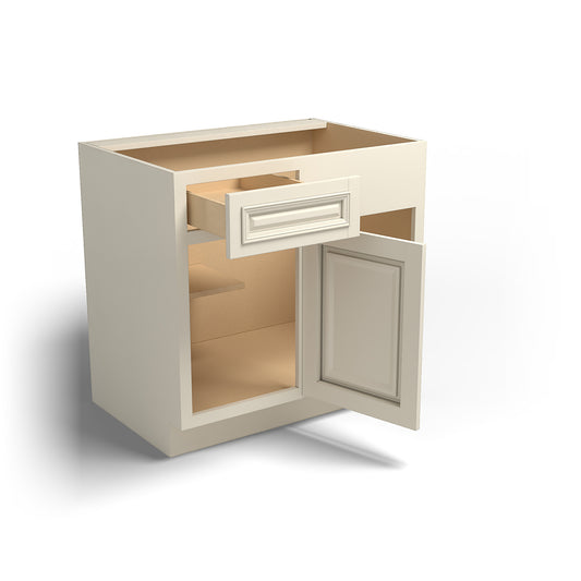 Special Order - 42" x 45"Base Blind Corner Cabinet Nantucket Linen - BBC42-45 Base Cabinets Corner Base Cabinets GHI Nantucket Linen Special Order SPNTL
