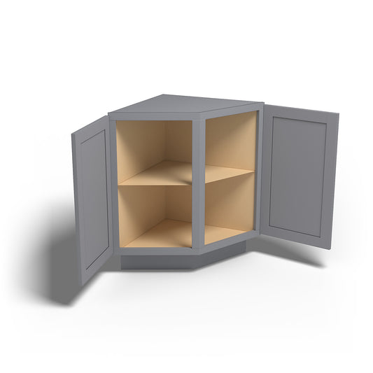 Special Order - 24" Diagonal Corner Base Cabinet Pacific Gray - BC24 Base Cabinets Corner Base Cabinets GHI Pacific Gray Special Order SPPGS