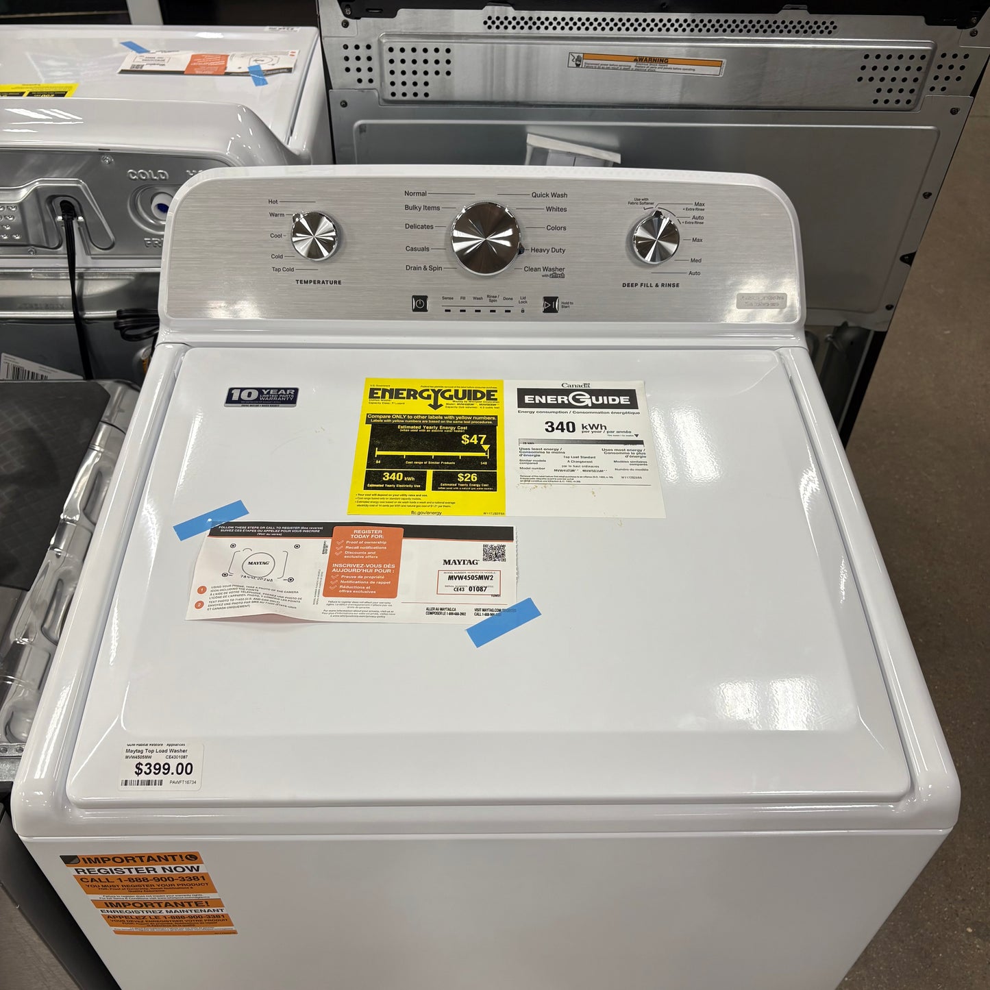 Maytag Top Load Washer